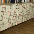Ante per libreria in resina decorata.
